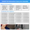 5304507158 Dishwashers Spray Arm Assembly Fit for Frigidaire Dishwashers Lower