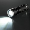OHM LHA-SOS431-K LED Torch Light with SOS Morse Signal Flashing