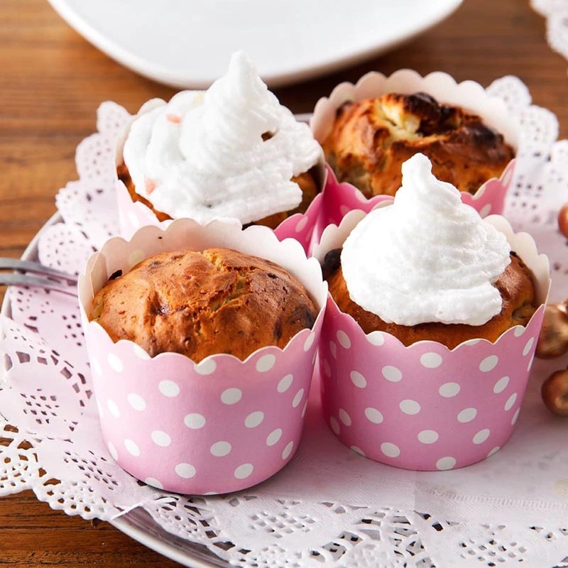Cupcake Wrapper, Pack of 100 Cupcake Liner Case Wrapper Muffin