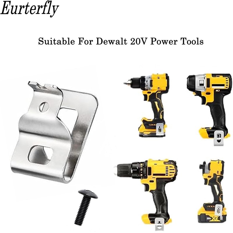 (2 Packs) N268241 D-ewalt Belt Clips Replacement Drill Tool Clips