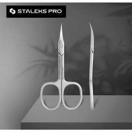 Cuticle Nail Scissors STALEKS PRO Expert 22 Type 1 Professional Cuticle Scissors Europe Stalex, 1 pc / 큐티클 네일 가위 STALEKS PRO Expert 22 Type 1 Professional Cuticle Scissors 유럽 스탈렉스, 1개