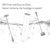 Electric Milk Frother Handheld,Travel Coffee Drink Mixer Batteries Included, 304