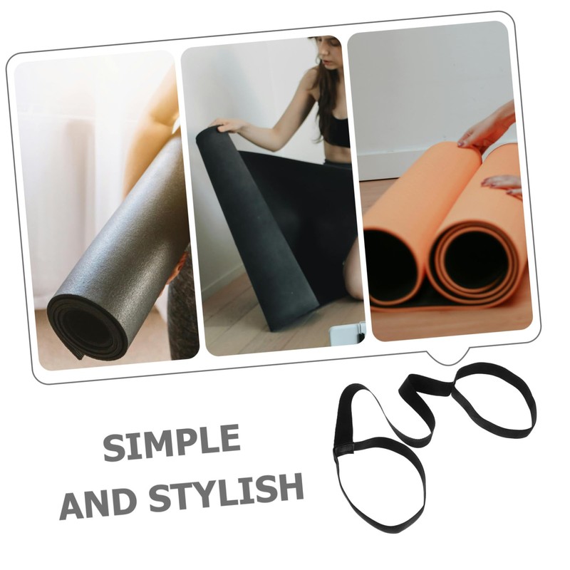 OHPHCALL 4sets Yoga Mat Strap Household Training Mat Sling Quick-Fastening