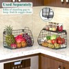 CHLORYARD 3-Tier Stackable Fruit Basket Kitchen Potato Onion Storage Wire