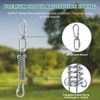 HOPET Dog Outdoor Bungee Solo Hanging Toy, Tether Tug of