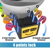 BRUBEQO Hat Organizer Hat Rack Stand 2-Pack,Hold Up to 14