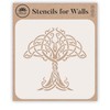Celtic Tree of Life Stencil, 16.51 x 16.51 cm (L)