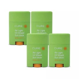 Kim Jeong Moon Aloe [김정문알로에]김정문알로에 큐어 에어라이트 유브이 쉴드 선스틱 20g(SPF50+) 4개 Ss (16279974) [Kim Jeong-moon Aloe] Kim Jeong-moon Aloe Cure Airlight UV Shield Sunstick 20g (SPF50+) 4 pcs Ss (16279974) [Single color/1 piece]