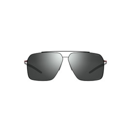 bollé - Flow Black Red Matte - Volt+ Gun Polarized, Sunglasses, Large, Unisex Adult