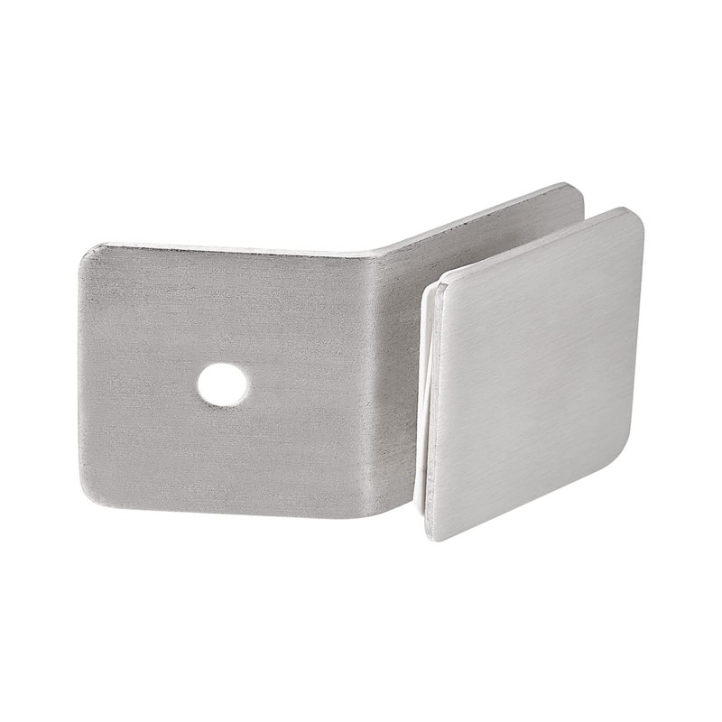 uxcell Stainless Steel 135 Degree Glass Clamp, 4pcs for 8-12mm