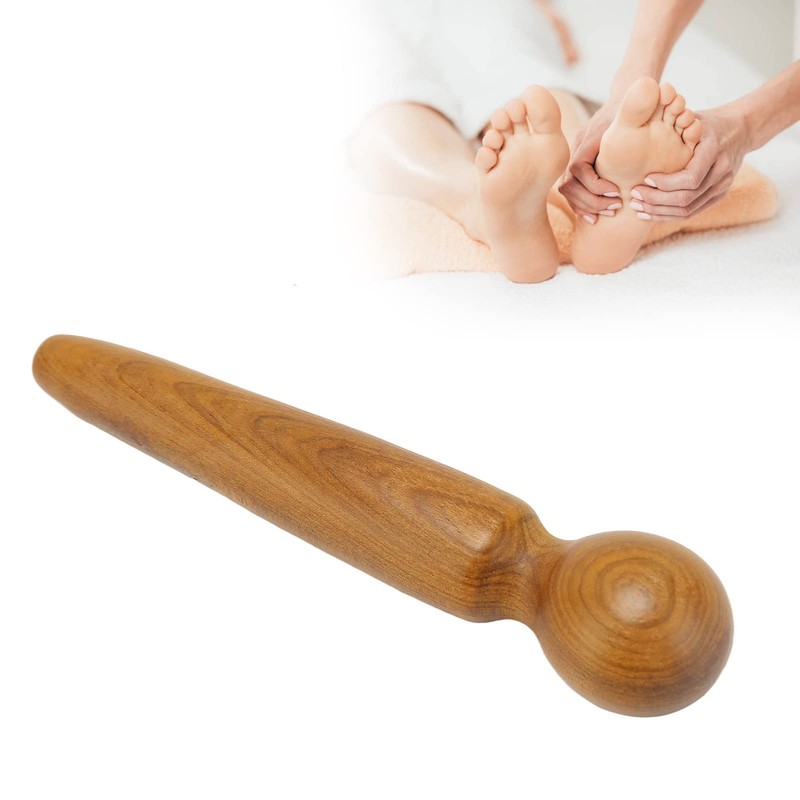 Reflexology Foot Massage, Traditional Tool Manual Massager Tools Wooden Stick