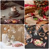 SHOWLOUE - Plato navideño, plato de cristal para dulces, platos