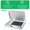 Sunnyclip Aluminum Clipboard with Storage (Letter Size), Metal Recycle Form