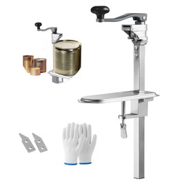 Commercial Can Opener Heavy Duty,24.6” Manual Can Opener for Large Cans Up to 17.9”, Tabletop Industrial Can Opener with Replaceable Blade for Restaurants, Bars, Canteens (24.6”)