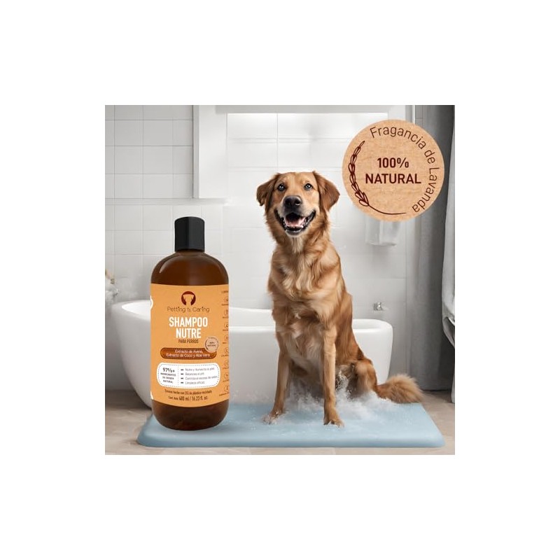 ssd trading llc Petting is Caring Shampoo Natural para Perro