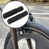 EMSea 4 St¨¹ck Fahrradbremsbelag-Eins?TZE aus Gummi Kompatibel mit Brompton Schwarz
