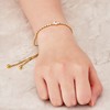 Philip Jones Gold Plated Heart Solitaire Friendship Bracelet Created with