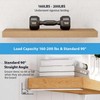 Shelf Brackets, Heavy Duty Floating Shelf Brackets 8-Inch Long, 6-Pack
