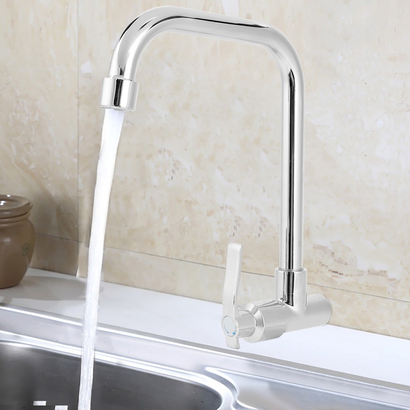 Household G1/2in Kitchen Water Faucet Single Cold Wall Mounted Faucet