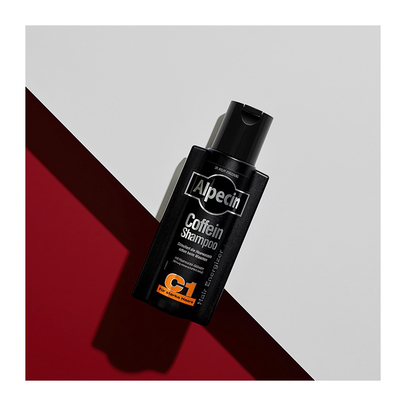 Alpecin Caffeine Shampoo C1 Black Edition 375ml 2 x Root