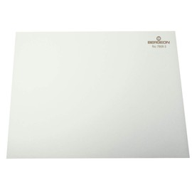 Bergeon 7808-B Worktop - An Essential Underlay for Various Repairs - Made of Soft Flexible Plastic - Non-Slip Base - White