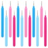 12 Pieces Paper Quilling Tools, 4 Colors Slotted Kit Rolling