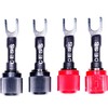CESS-125S Spades Fork Plug to Twist Binding Post/Banana Female Jack