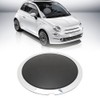 FIAT Wheel Trims, Hub Caps Centre Cover with Chrome Trim
