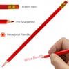 LCPQMZGH 48 Pcs Erasable Checking Pencils, Pre-Sharpened, for Marking, Coloring,