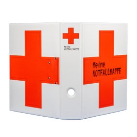 Emergency Folder PVC Folder with 2 Mechanisms, Sturdy Design Made in Germany, Not Imported Goods