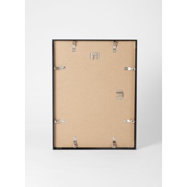 Opposite Wall Aluminium Metal Picture Frame, 11x14 in Black Sleek Matte, Lightweight, Shatterproof and Durable, Perfectly Crafted for Picture, Poster, Photo and Collage Displays