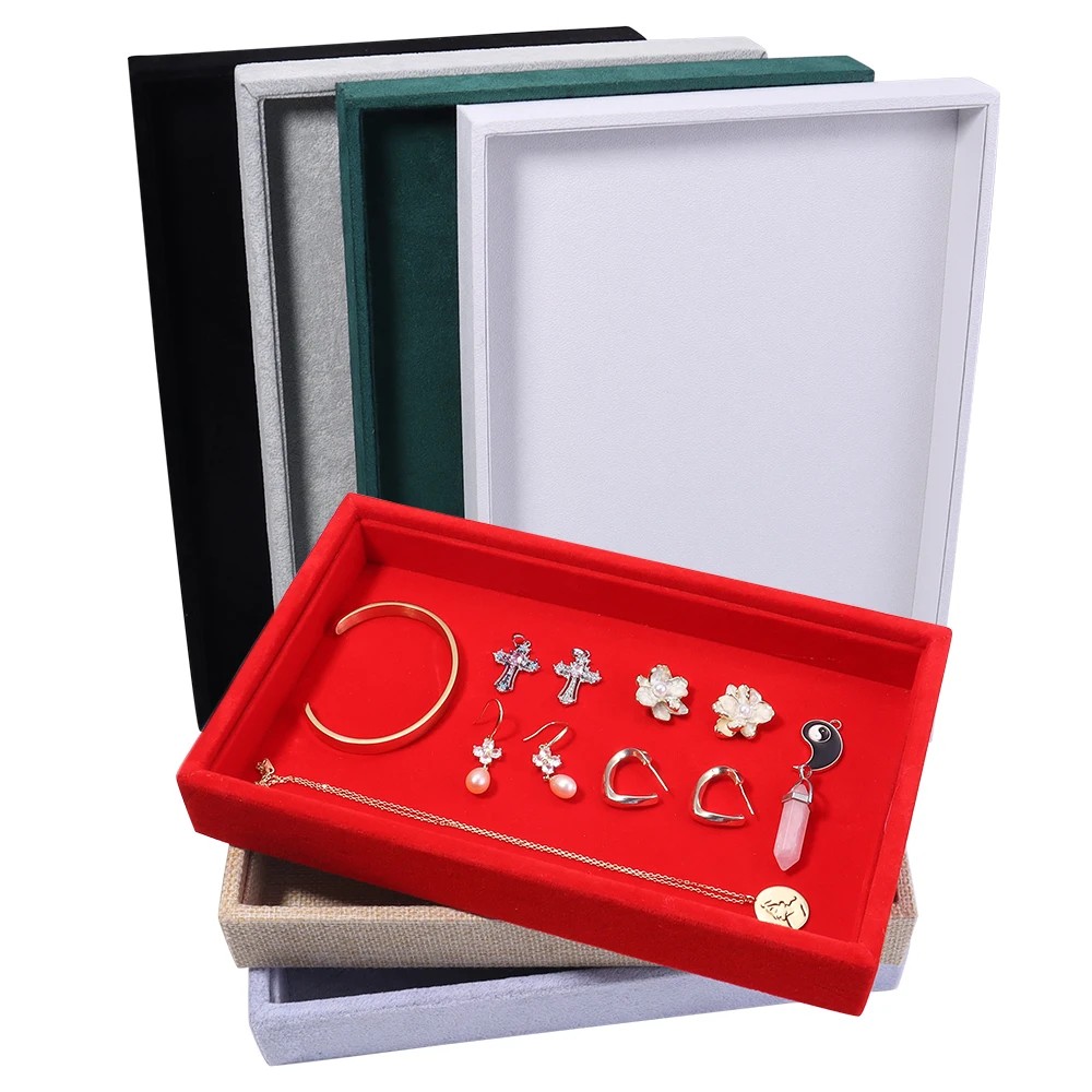 velvet jewelry display tray