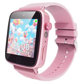 ZUODUN Smart Watch for Kids Toys Girls, HD Touchscreen Toddler Watches Ages 4-5 with 26 Games, Watch for Kids with Learn Card Music for Girls Ages 6-12