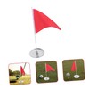 Gatuida 1 Set Golf Practice Flag Golf Hole Cup Tray