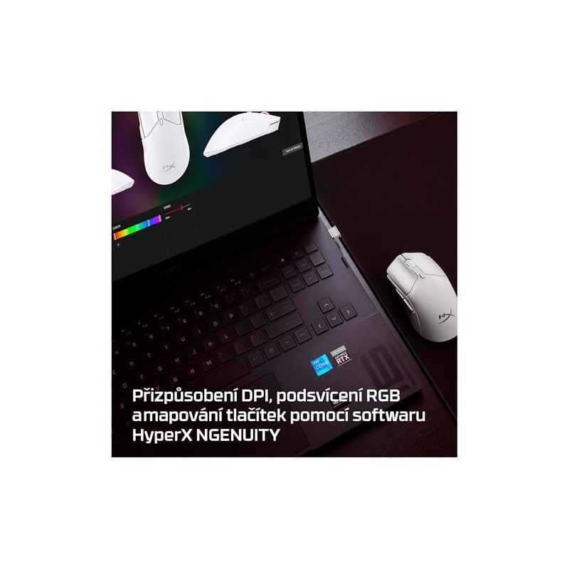 HyperX Mouse Pulsefire Haste 2 Mini - Inalámbrico para Juegos/Gaming,