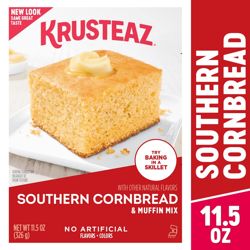 Krusteaz Southern Cornbread & Muffin Mix 11.5 Ounce (Pack of