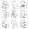 Number Cookie Cutter Set 3 Inch - 9 Pcs Xzhloym
