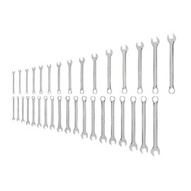 TEKTON Combination Wrench Set, 34-Piece (1/4-1 in., 6-24 mm) | WCB90302