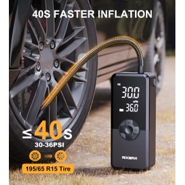 ATKMAYI Tire Inflator Portable Air Compressor, 150PSI Air Pump for Car Tires, Cordless Air Compressor with Inflation and Deflation Modes, 12V DC Tire Pump for Car, Motorcycle, Bicycle, Balls