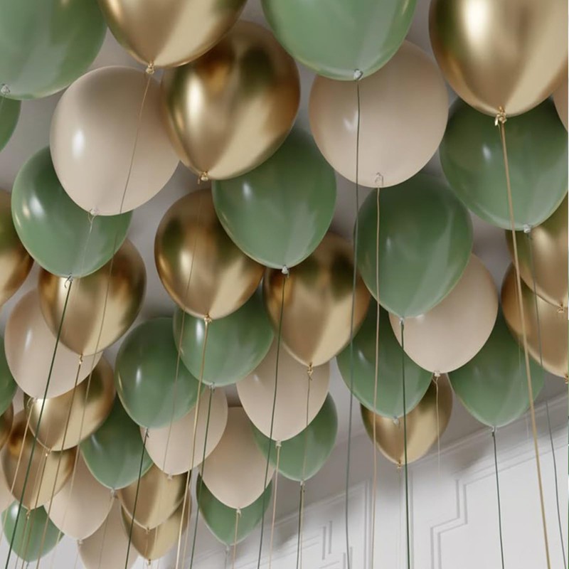 Green Balloons Pack of 31 Balloons Green Birthday Balloons Green