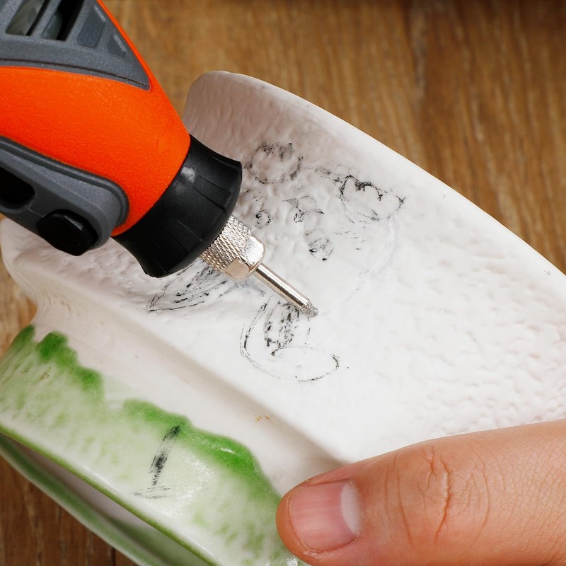 YARDMARIS Electric Chainsaw Sharpener Kit with 3 Diamond Sharpening Wheels,