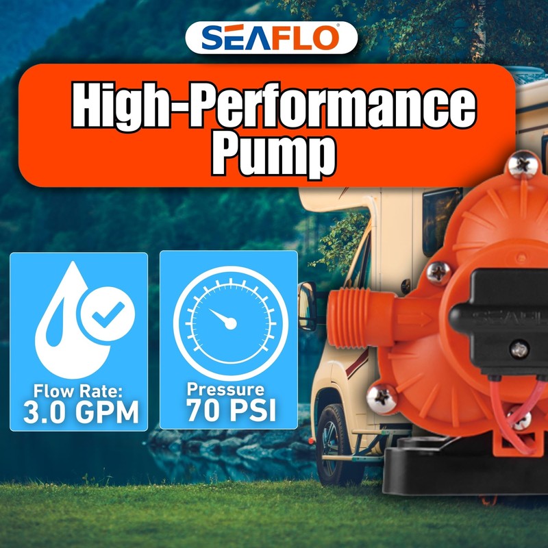 SEAFLO 33 Series Washdown Deck Wash Pump Kit - 12V