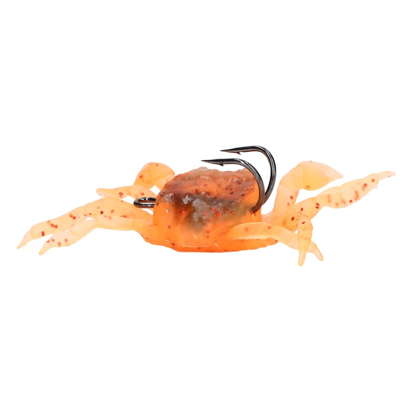 8Pcs Artificial Crab Bait 13cm 33.5g Simulation Crab Soft Lure