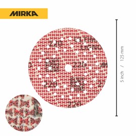 Mirka Ultimax Ligno Ø 125mm sanding discs Velcro Multifit/grit 220/100 pieces/multi-perforation/for sanding wooden surfaces