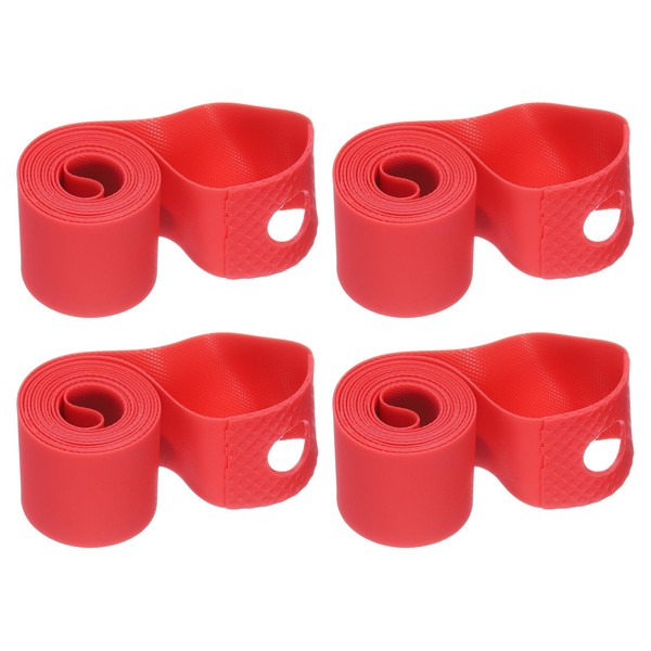 sourcing map 4pcs Bicycle Rim Strip 14" x 20mm PVC