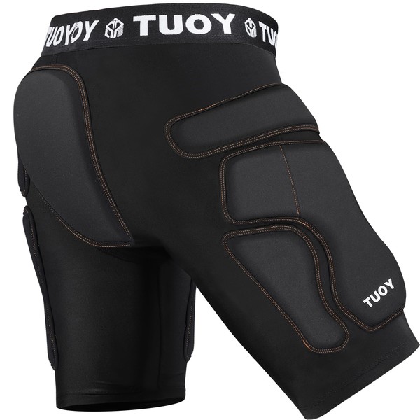 TIAXU TIAXU Men Protective Padded Shorts for Skateboard Ski Ice