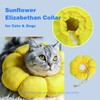 DmDoyy Cat Collar, Adjustable Cat Collar, Soft Sunflower Cat Restoration