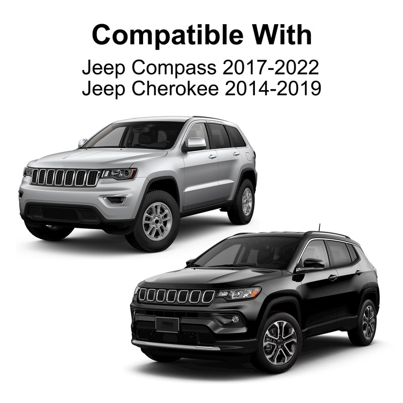 Driver Side Mirror Replacement for Jeep Compass 2017-2022 Cherokee 2014-2019