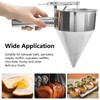 Stainless Steel Pancake Batter Dispenser, Funnel Dispenser with Stand, Kitchen