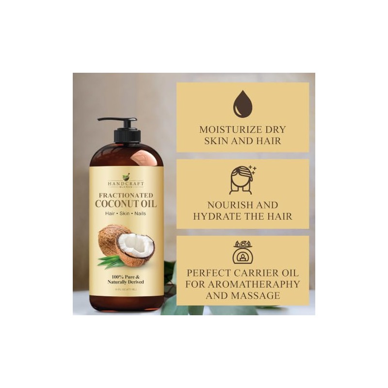 Handcraft Blends - Aceite de Coco Fraccionado 100% Puro 16